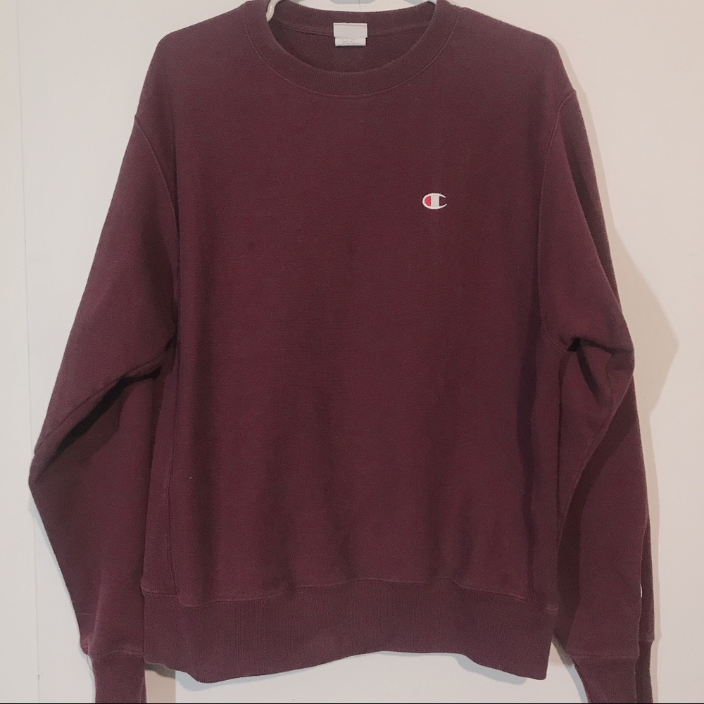 Maroon Champion sweater